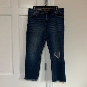 Kut from the Kloth Dark Blue Straight Leg Jeans